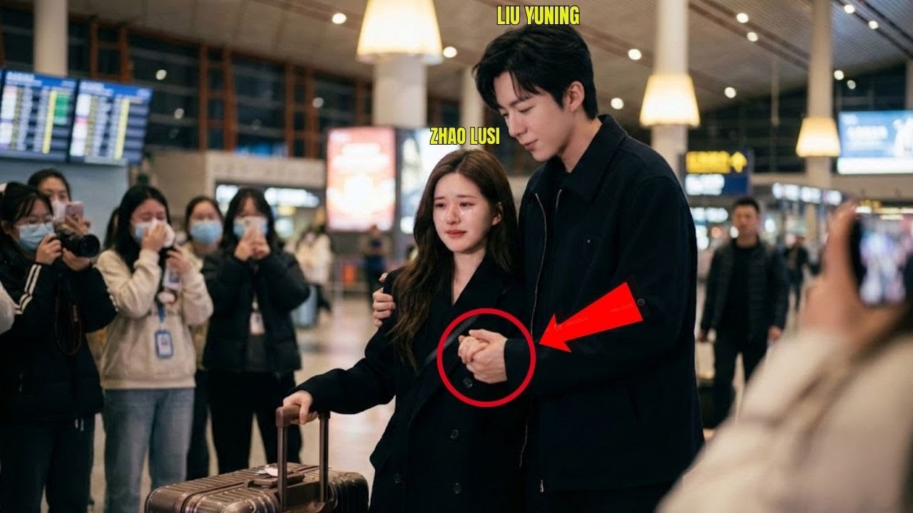 15 минут назад! Чжао Луси лично проводил Лю Юнина в аэропорт — фанаты плачут 💔