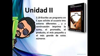 Como Programar con C/C++. Ejercicio 2.19