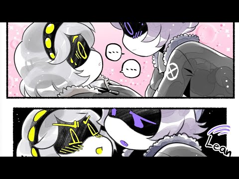Uzi x N can't stop kissing or fighting. /COMIC DUB/ MURDER DRONES
