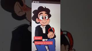 When Steven perposed to Connie