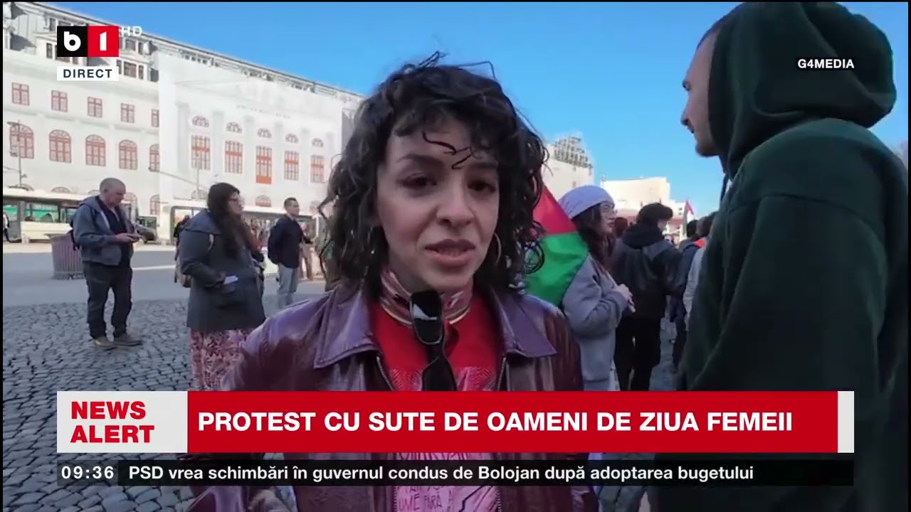 PROTEST DE 8 MARTIE ÎN CAPITALĂ_Știri B1TV_9 mar. 2026