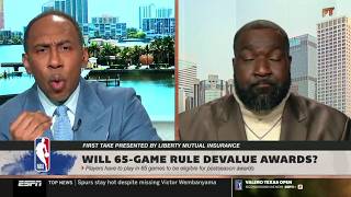 First Take Current Generation Indifferent Atude To Michael Jordan - Stephen A. On 65-Game Rules