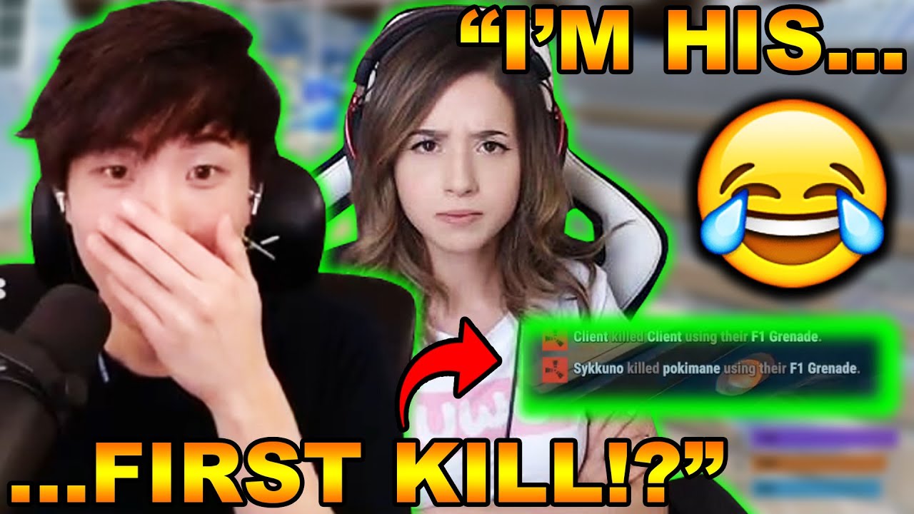 [BOTH POV] Sykkuno's First Kill in Rust is QUEEN POKI! | [BOTH POV ...