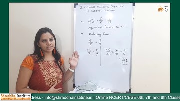 Scholarship 8th - Chapter 2 | Introduction | Rational & Operations on Rational Numbers.