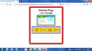 Local Storage Student Registration Example