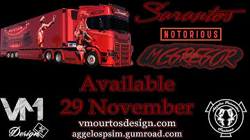 ETS2 MOD |-| SCANIA 770S SARANTOS McGREGOR REVEAL TRAILER & RELEASE DATE |-| 4K