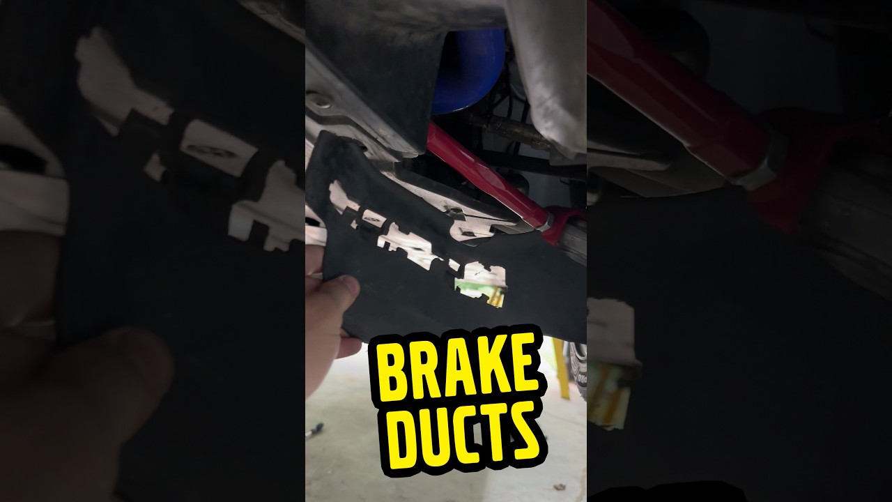 Brake Ducts with Adjustable Caster Arms