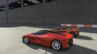 p1 mclaren laferrari crash ferrari