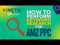 How to do Keyword Research for Amazon PPC