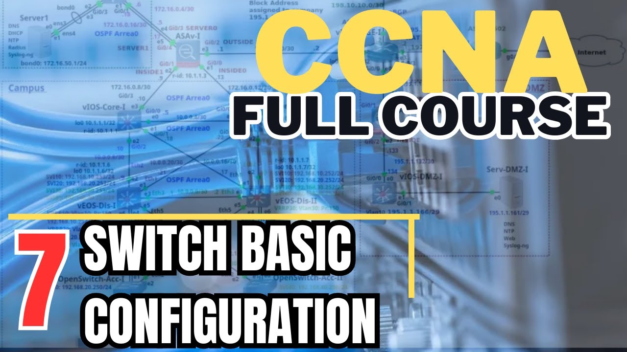 CCNA R&S -007: Switch Basic Configs & SVI - YouTube
