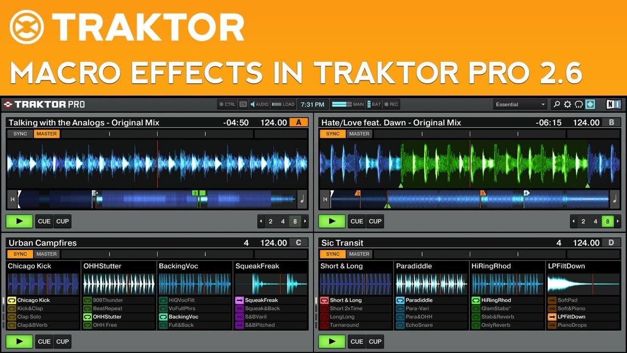 Traktor Pro 2.6 Tutorial: Macro FX