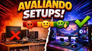 AVALIANDO SETUP DOS INSCRITOS!#youtubeshorts#setup#video#pc