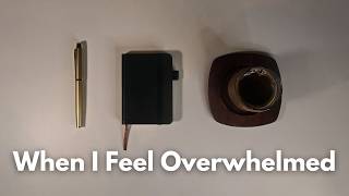 How I Pocket Journal When I Feel Overwhelmed