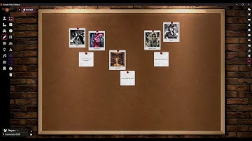 Investigation Board - A Foundry VTT module to create conspiracy boards in your scene