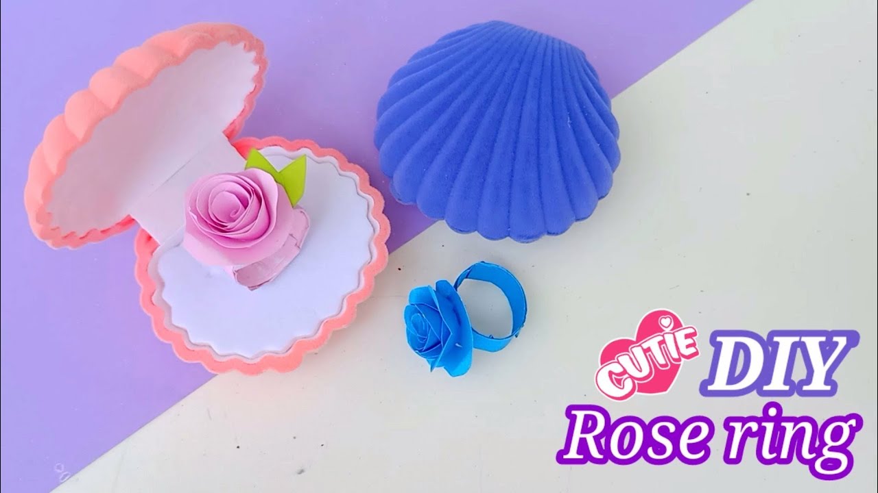 How to make a Paper Ring - Instructions in English (BR) - YouTube