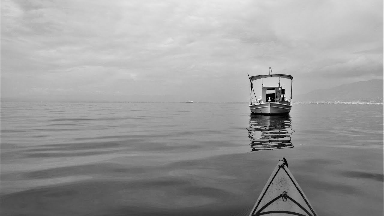 Kayak paddle sail Greece Kalamata port Messinian Gulf Jul Nov 2016