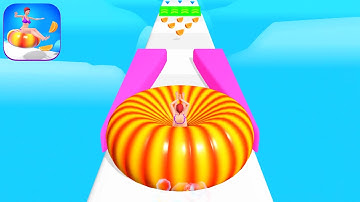 ORANGE RUN! game MAX LEVEL 💕🌈👸 Gameplay All Levels Walkthrough iOS, Android New Game Update LvlPro