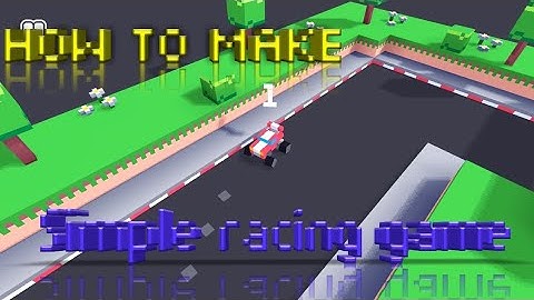 How to make simple racing game in mobile #fancade #fancadegame #step5 #gamedev #indiegamedev #10min