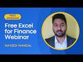 Free Excel for Finance Webinar | Practical Skills for Finance & Accounting Jobs