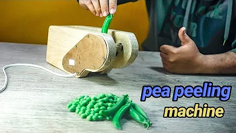 How to make a pea peeling machine