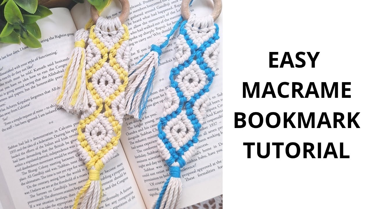 Easy Macrame Bookmark Tutorial | Step-by-Step Guide