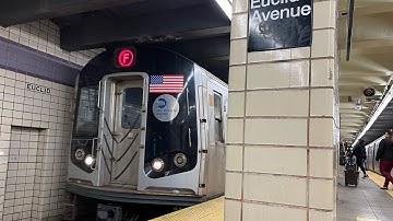 MTA Rare: F trains via C to Euclid (with announcement!)