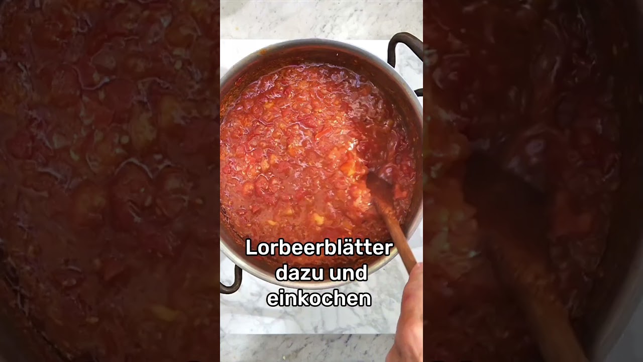 leckere Tomaten Sauce aus frischen Tomaten 🍅 🍅 🍅 🍅ganz einfaches Rezept
