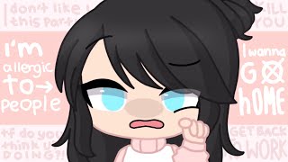 𝘢𝘭𝘭𝘦𝘳𝘨𝘪𝘤 𝘵𝘰 𝘱𝘦𝘰𝘱𝘭𝘦 Flashblood Warning Gacha Club Flipaclip