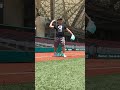 Getting to play catch with Trevor Bauer