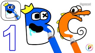 Coloring Alphabet ASMR - Gameplay Walkthrough Part 1 Color Alphabet Lore A-Z, Alphabet Game Android screenshot 2