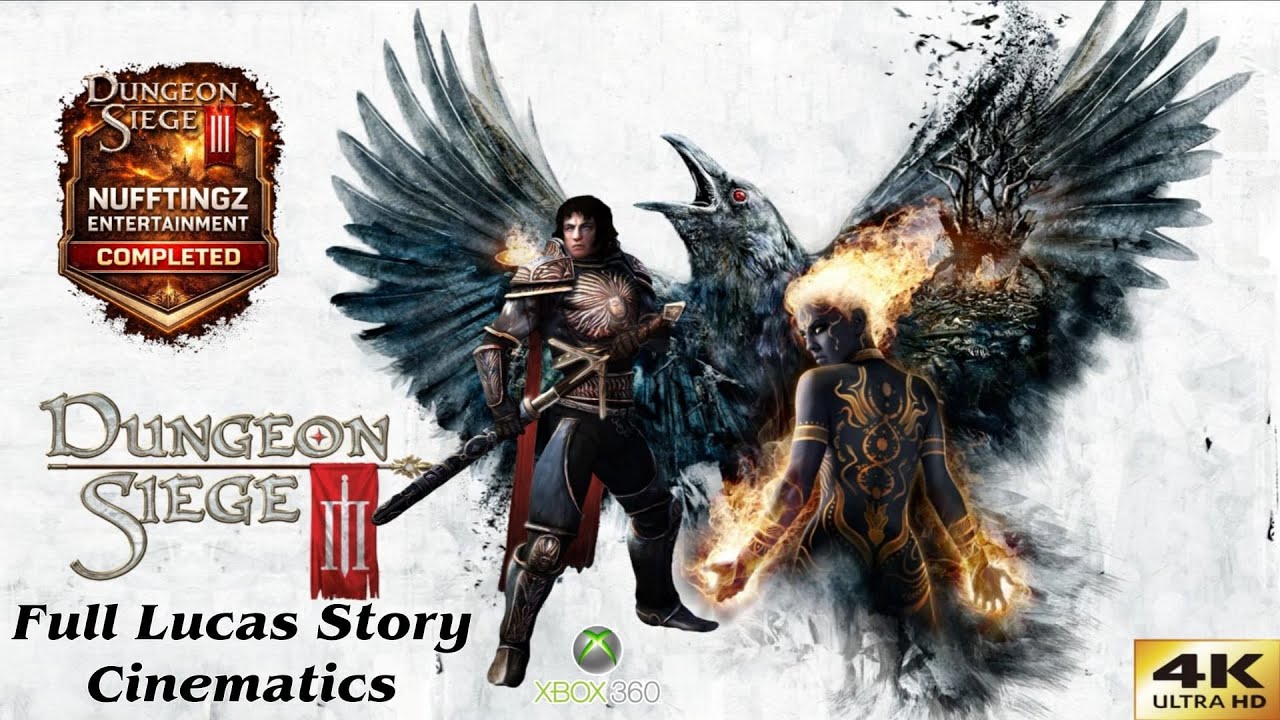 Dungeon Siege III – Full Lucas Story Cinematics (No Commentary) | 4K Xbox 360