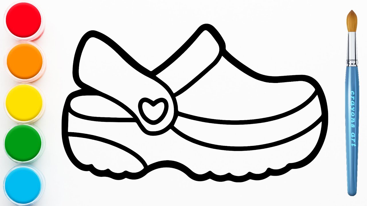 How to draw easy cute shoes | easy drawing step by step