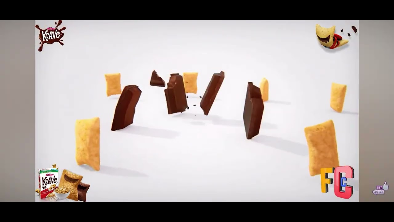 Kellogg Krave Chocolaty cereal compilation 