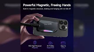 Review 2Tb Magnetic Portable Ssd,2050Mbs Type-C Usb 3.2 Gen 2X2 External Ssd,4K Prores Recor...