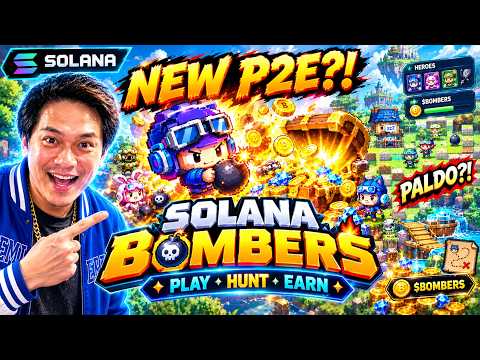 NEW! Trending P2E GAME! 🔥 SOLANA BOMBERS Earn $BOMBERS While Your Heroes Hunt!
