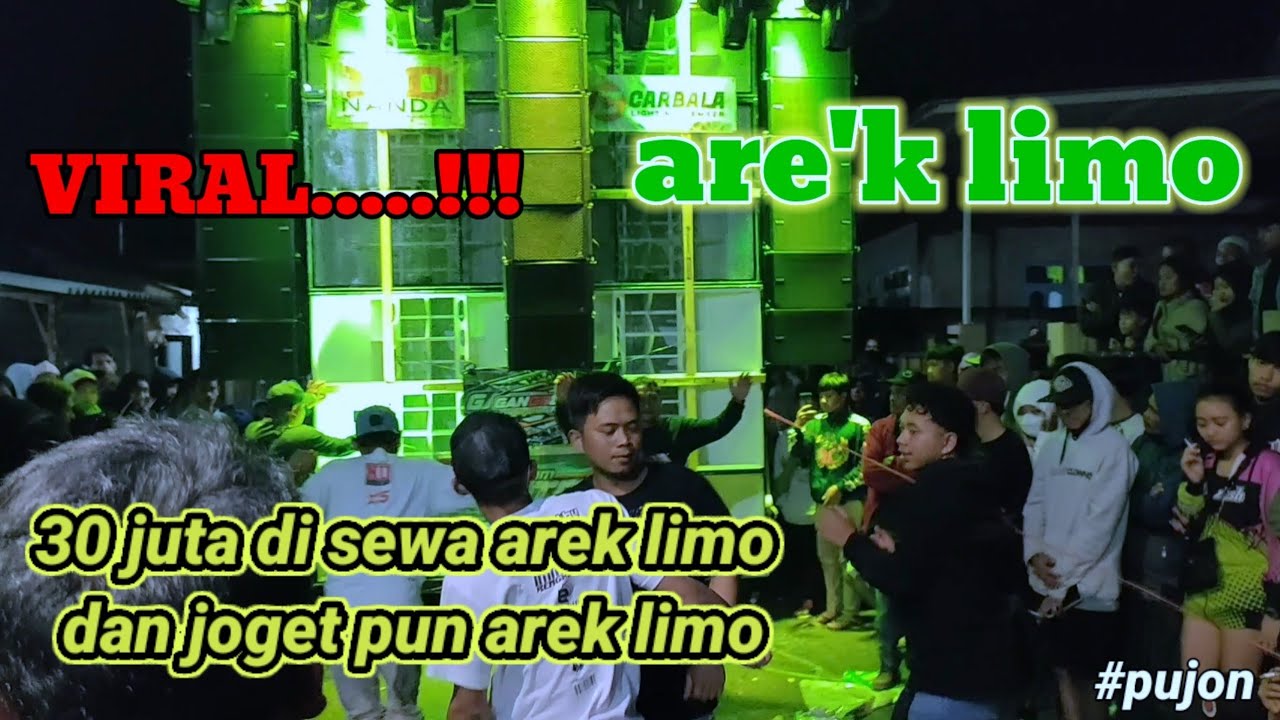 VIRAL..!!  AREK LIMO, seng nyewo arek limo seng joget arek limo,ND NANDA  BERGETAR. ( PUJON )