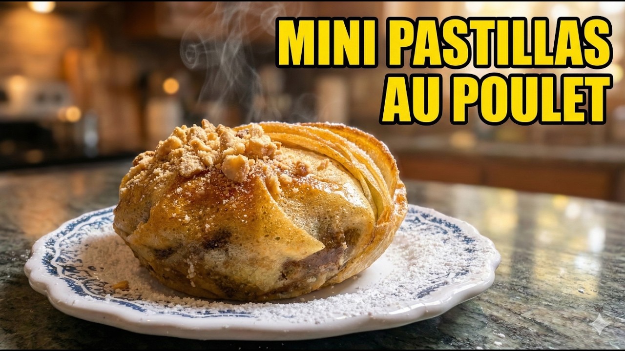 🇲🇦✨ Mini Pastillas au Poulet – Version Raffinée & Équilibrée (x6)