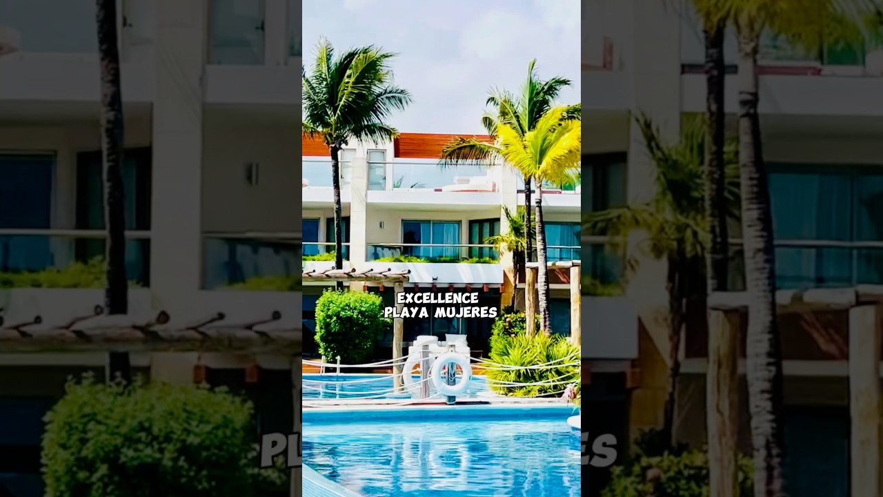 Excellence Club Two Story Rooftop Terrace Suite Ocean Front Plunge Pool at Excellence Playa Mujeres