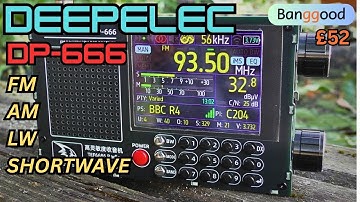 Deepelec  NXP TEF6686 High Sensitivity FM & Shortwave Radio. Its decent.
