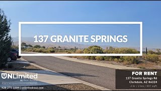 Clarkdale Home for Rent - 137 Granite Springs