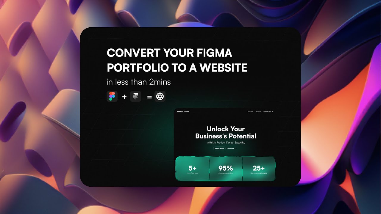 Convert Your Figma Portfolio Design into a Website with Framer ...