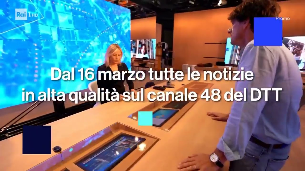 Rai News 24 HD sul digitale terrestre Tematici Rai HD in HbbTV