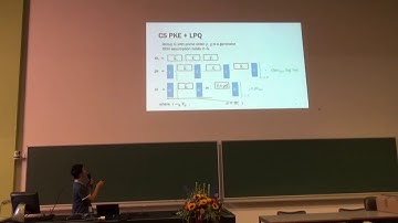 ACNS 2018 - Session 8 Public key encryption