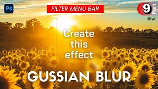 Creative Uses of Gaussian Blur in Photoshop for Photo Editing screenshot 5