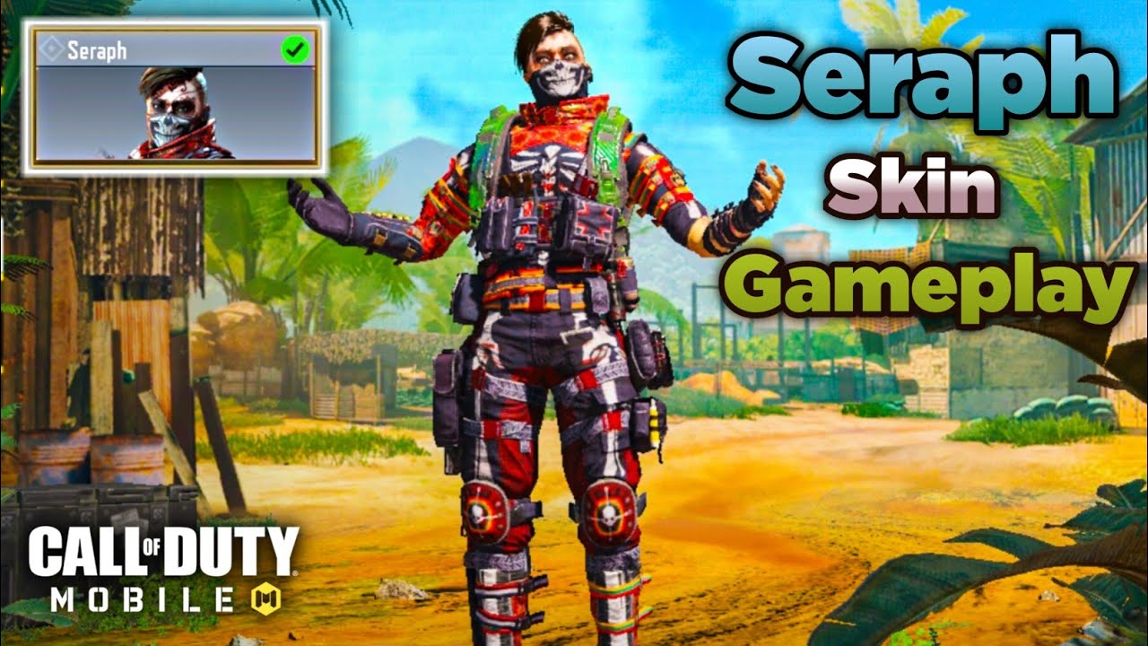 Seraph sicaria skin gameplay | Br classic match | cod mobile
