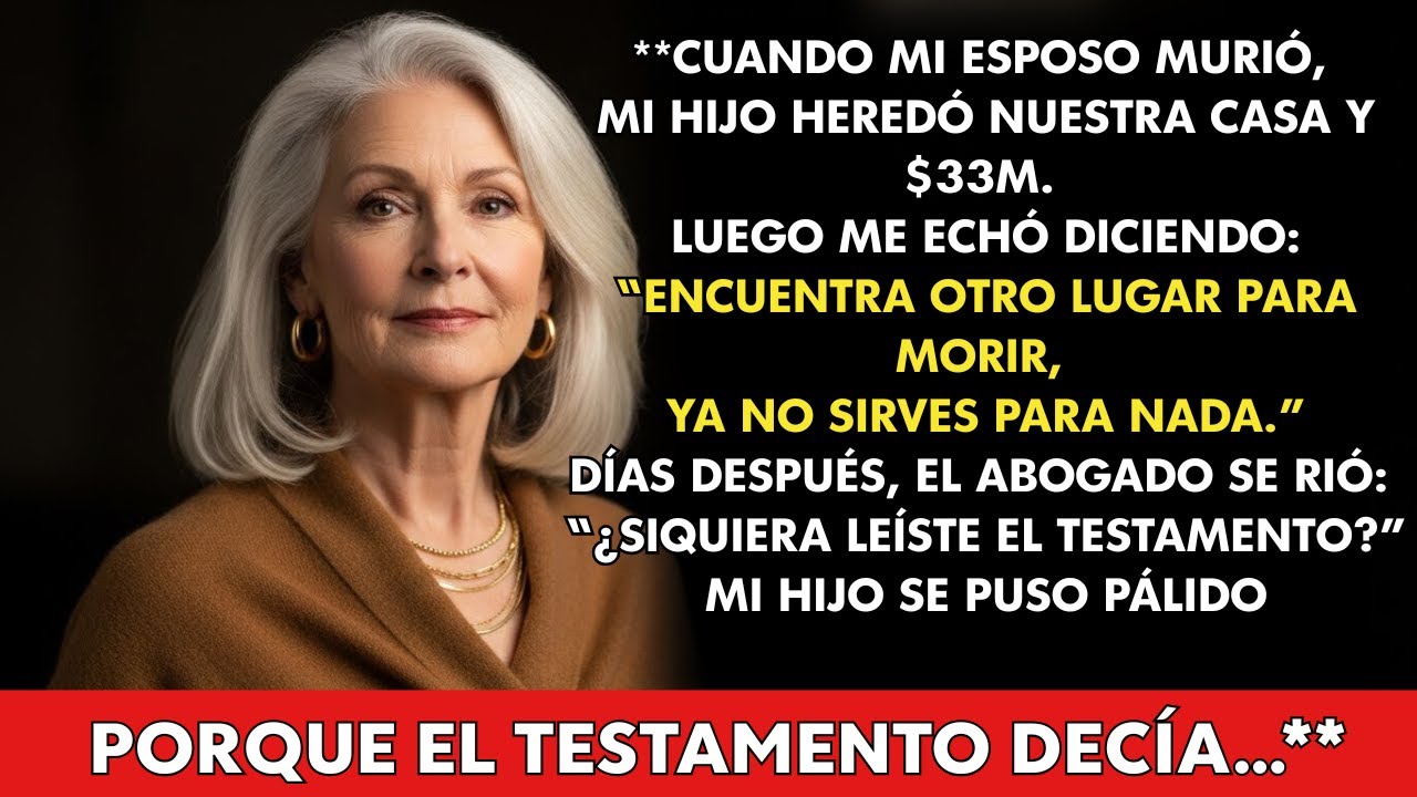 Mi Hijo Recibió $33M Y Me Echó — 3 Días Después, Estaba Rogando Por Mi Ayuda.
