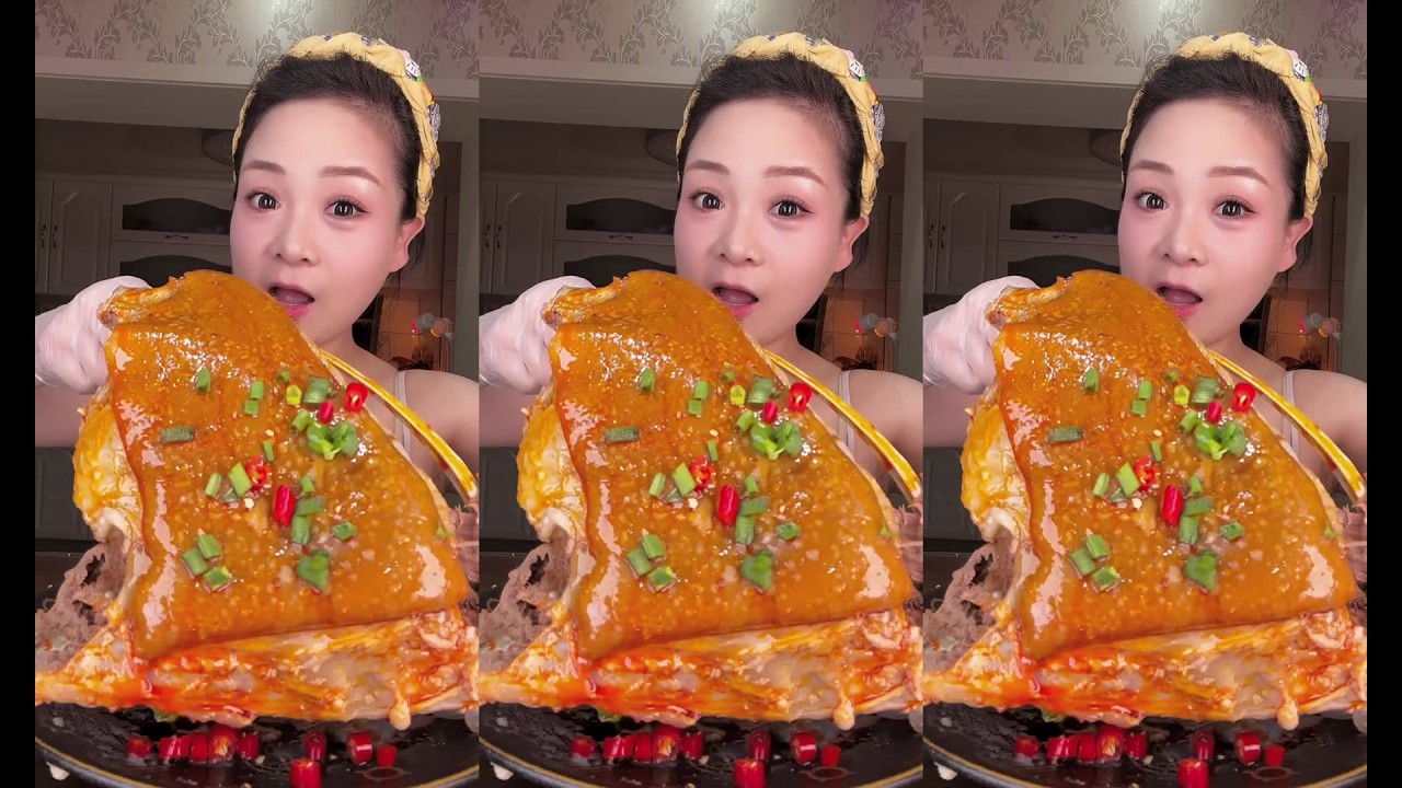 ASMR MUKBANG SEAFOOD DELICIOUS PORK BELLY  EATING SHOW 吃播taotao