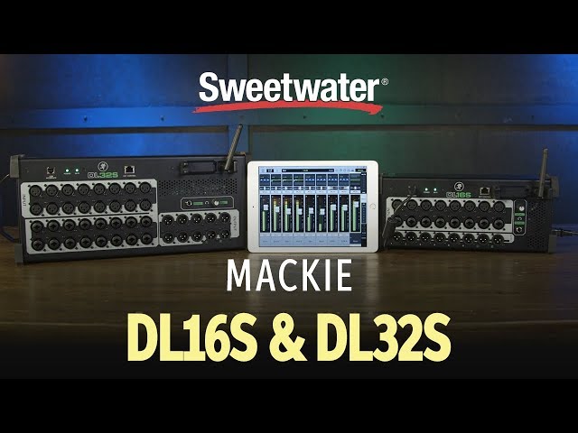 Mackie DL16S and DL32S Digital Mixers Overview - YouTube