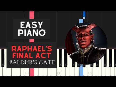 Raphael's Final Act (EASY Piano Tutorial) - Baldur's Gate 3 - YouTube