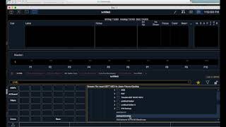 Cuelist worklflow tutorial.